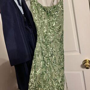 Sage Green Sequin Dress by Windsor